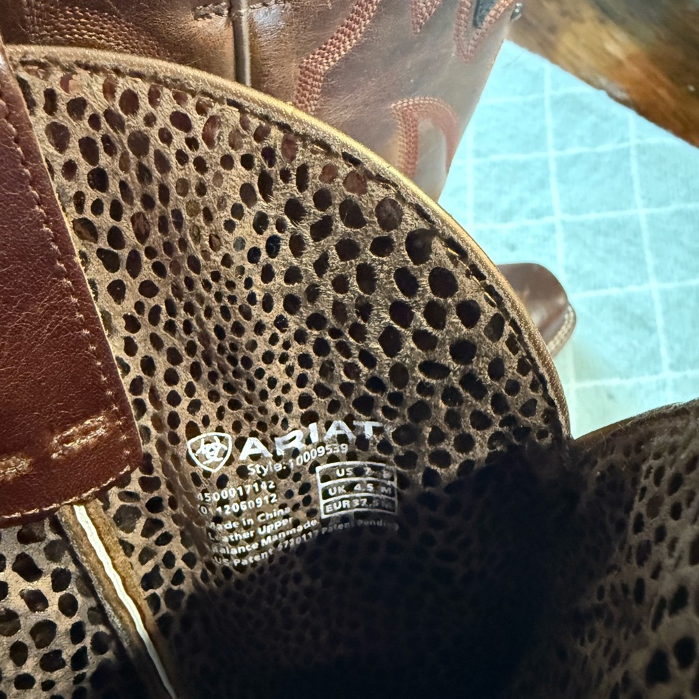 Ariat Brown Heeled Boots - Picture 3 of 7